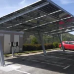 Parking con placas solares