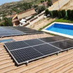 calentar el agua con placas solares